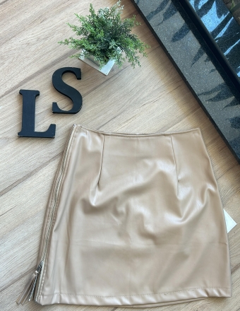 Saia zíper courino colors