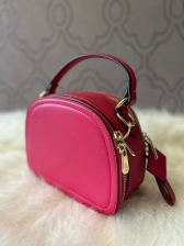 Bolsa média pink/dourado