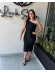 Vestido midi malha prada